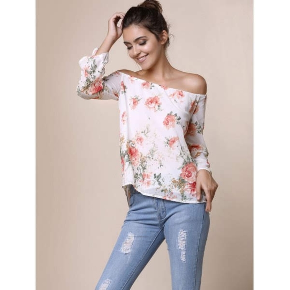 Floral Off The Shoulder Top - Picture 11 of 12